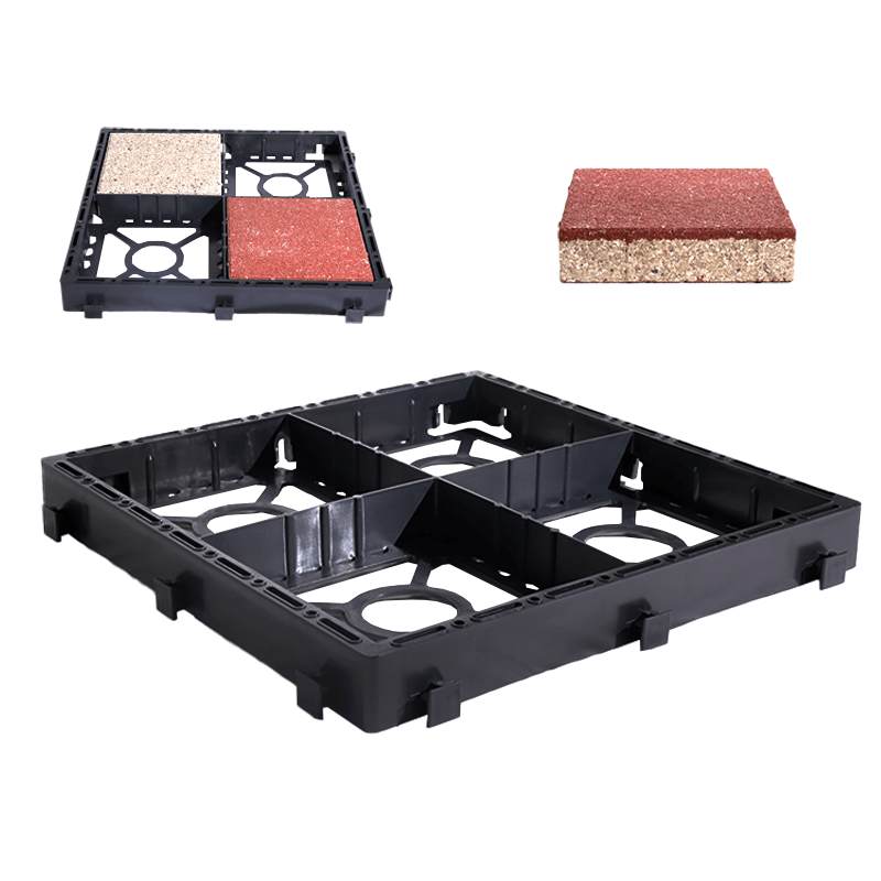 Permeable paver grid system