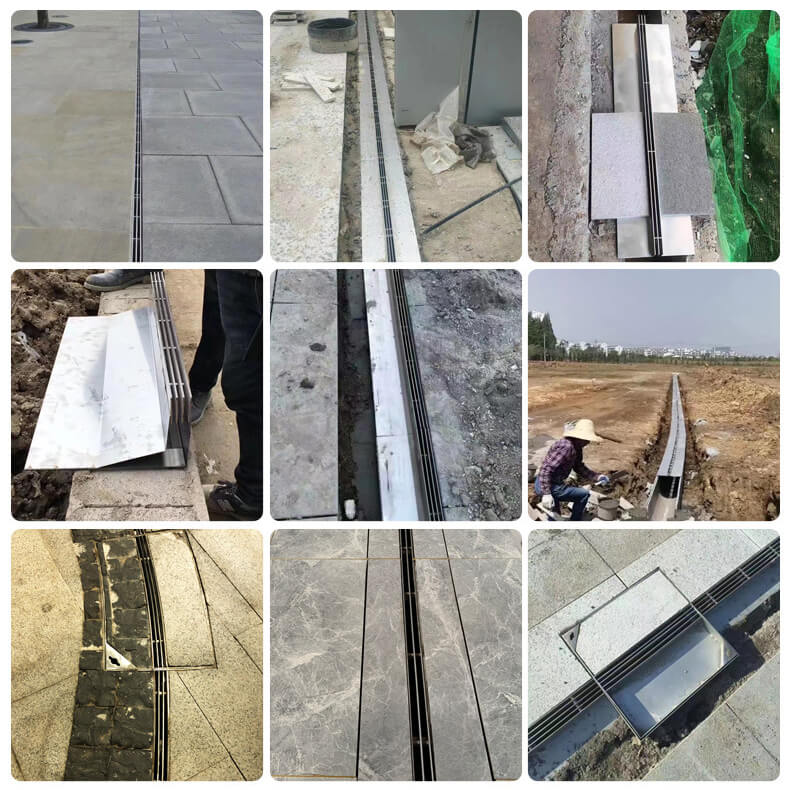 Taurus thumb Paver Slot Drain