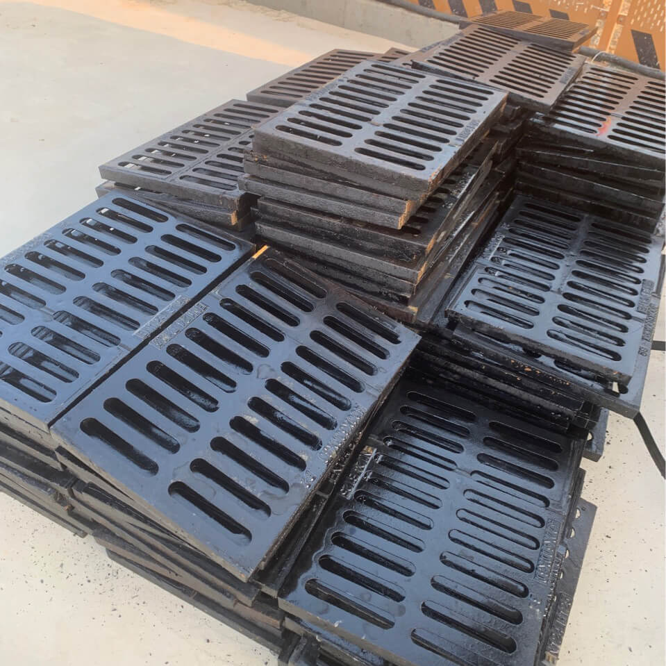 Taurus thumb Cast Iron Trench Grates