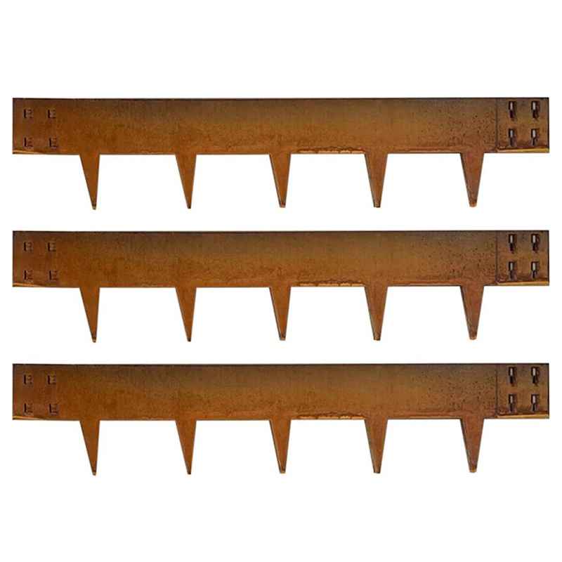 Taurus Rusted Steel Garden Edging