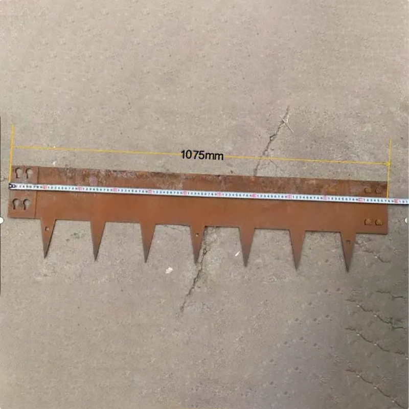 Rusted Metal Landscape Edging